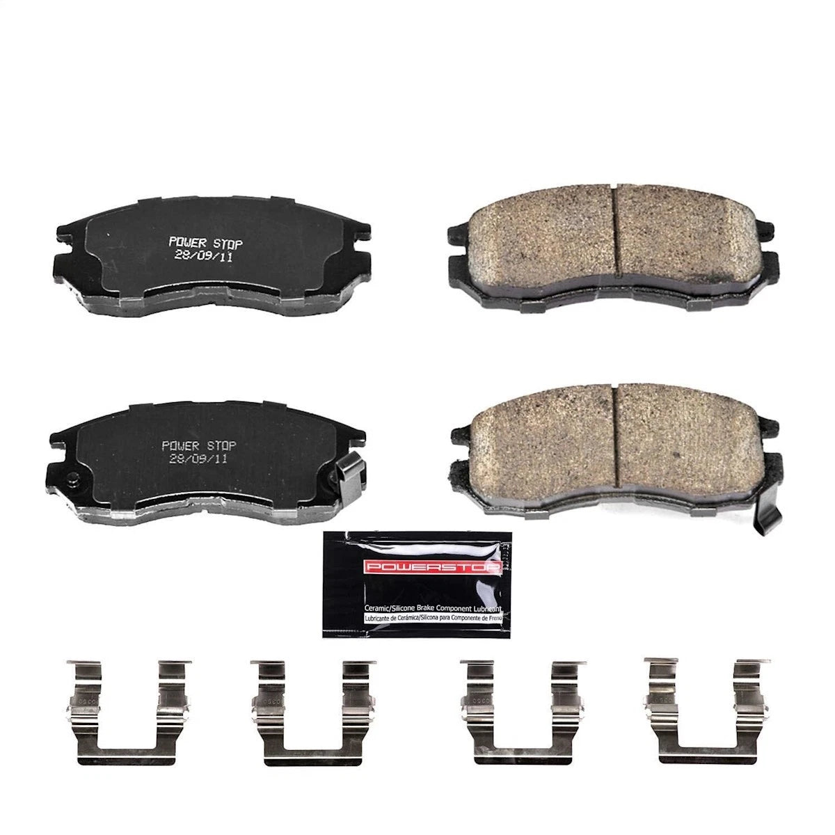 2X Z23-484 Powerstop Brake Pad Set Front for Expo Coupe Sebring (1993–2005)