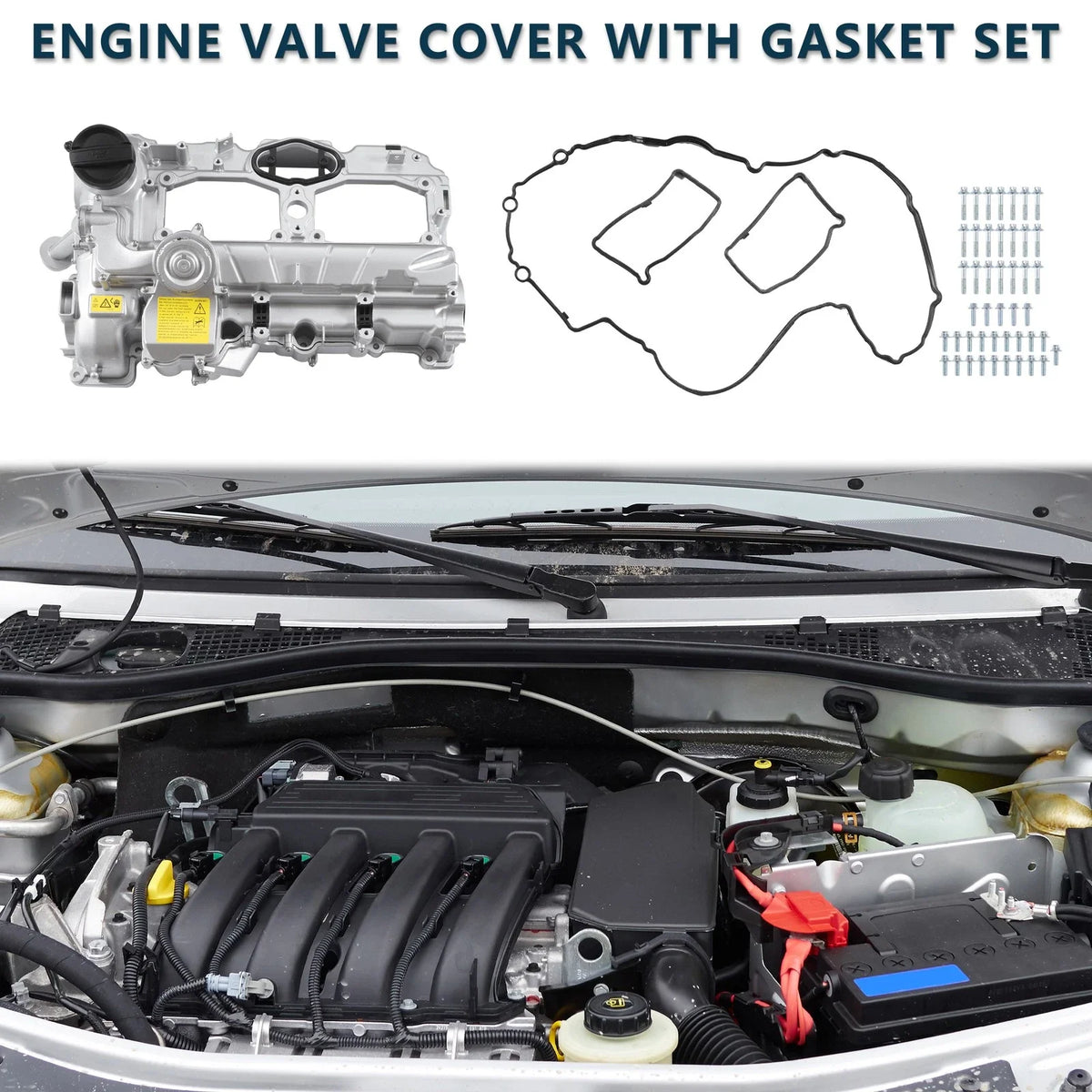 Engine Valve Cover with Gasket No. 11127588412 for BMW 528i (2012–2016)