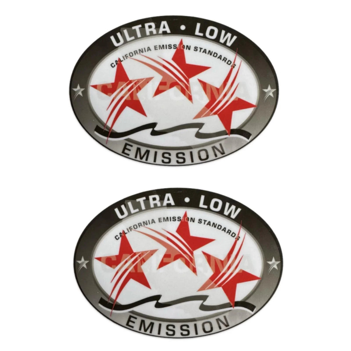 2Pcs Outboard Graphic Sticker Decal for California DOT (3 Star)