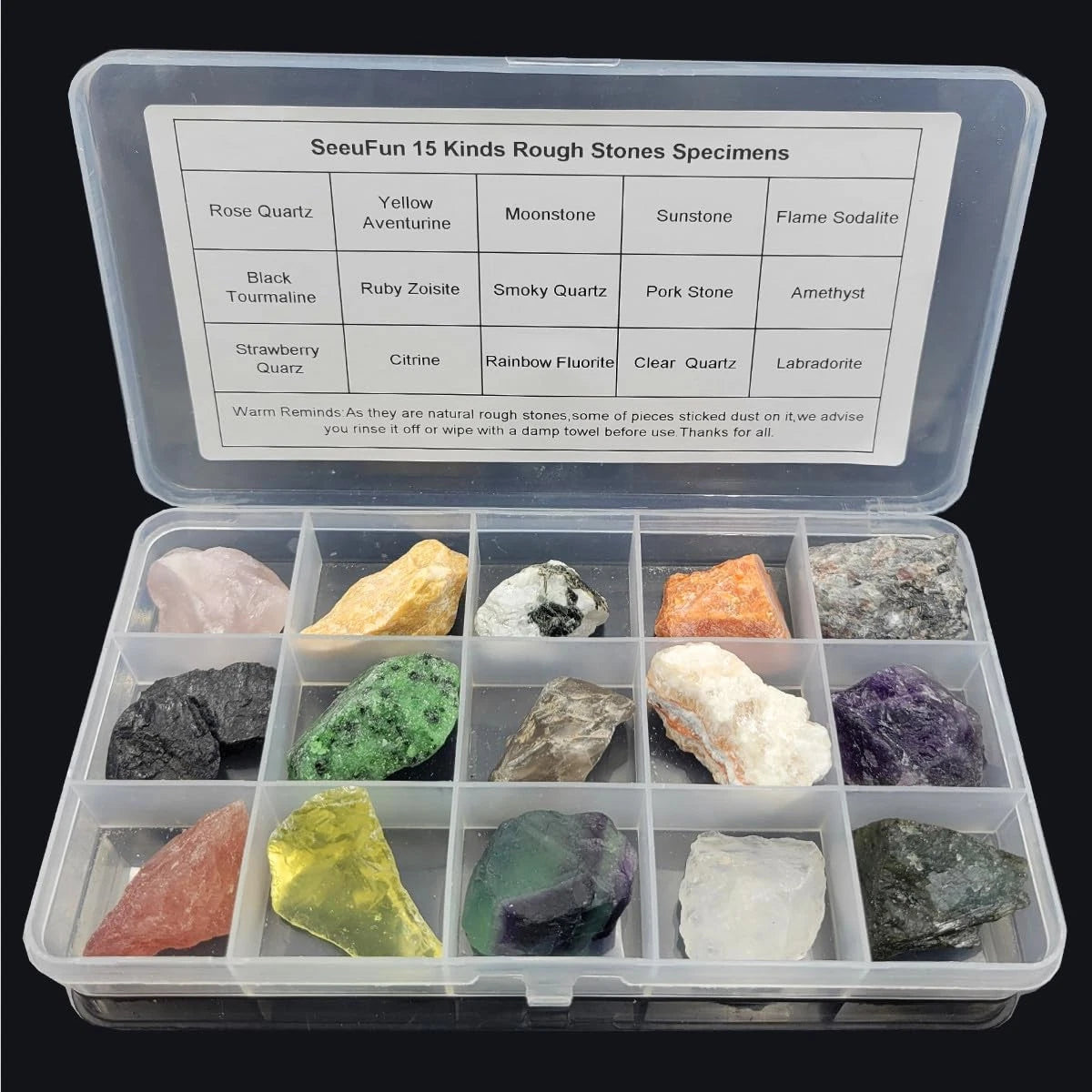 Rock & Mineral Collection Kit for Adults and Kids (0.6-0.8 inches)