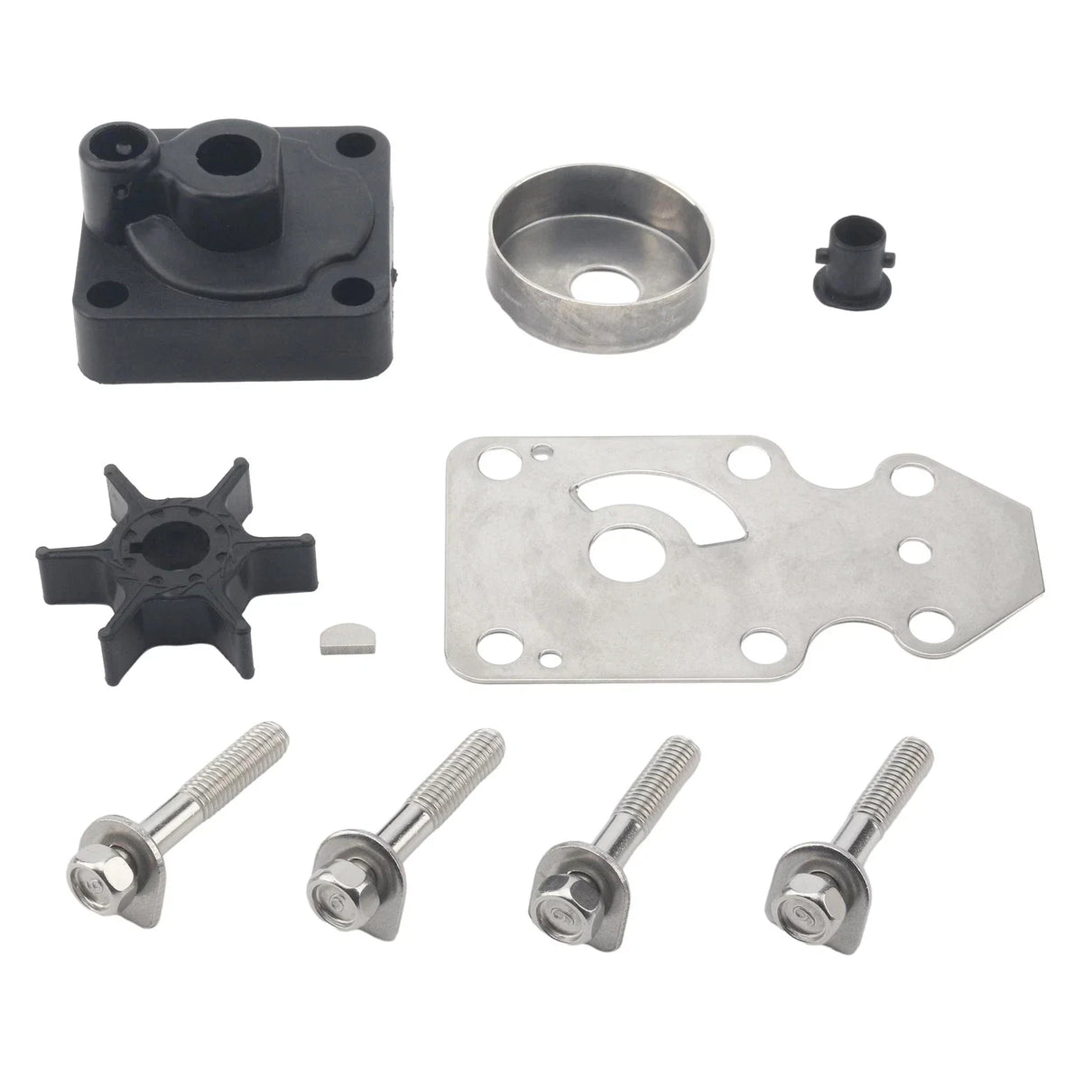 Water Pump Repair Service Kit for Yamaha Outboard (63V-W0078-00, 63V-W0078-01)