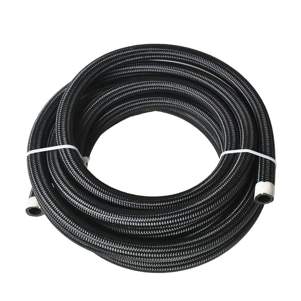 Braided Fuel Hose Line with 10AN Swivel Fitting Kit for Universal Vehicles