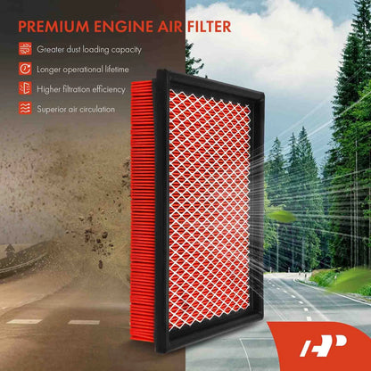 2X High Performance Engine Air Filter for Chevrolet Malibu Buick Regal (SA7597, SPA-2063, 25099149)
