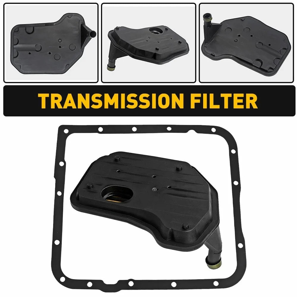 Transmission Oil Filter with Gasket for Chevrolet Silverado GMC Cadillac Buick