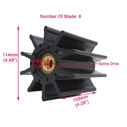 Water Pump Impeller for Sherwood G2201 G22011-01 CATERPILLAR 156-6892