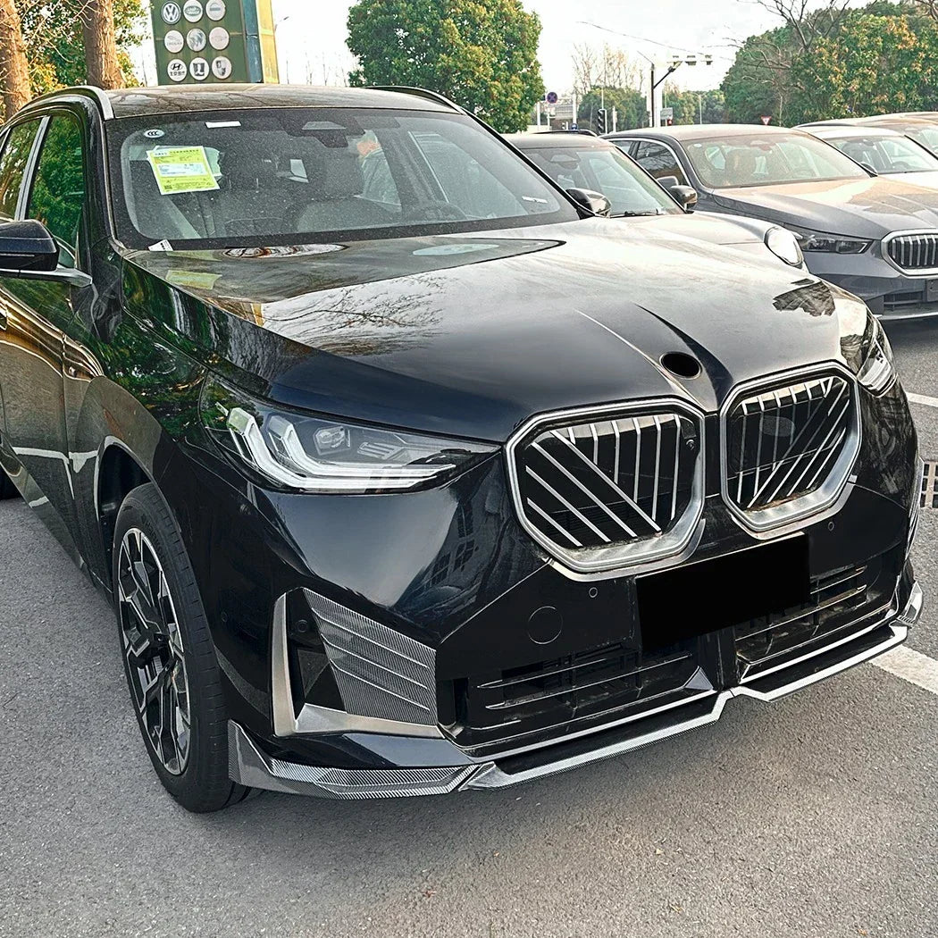 Carbon Style Front Bumper Side Vent Trims Covers for BMW X3 G45 M-Sport