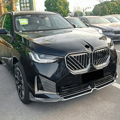 Carbon Style Front Bumper Side Vent Trims Covers for BMW X3 G45 M-Sport