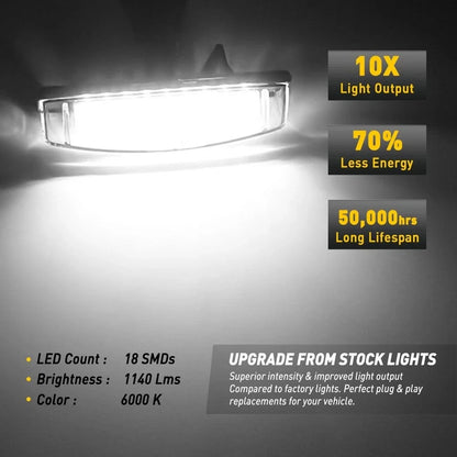 LED License Plate Light for Lexus ES300 ES330 (2002–2006)