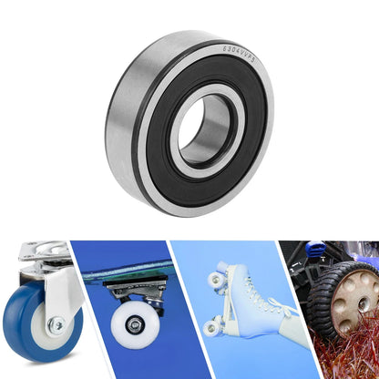 Deep Groove Ball Bearing 6304VV for Scooter Skateboard (20x52x15mm)