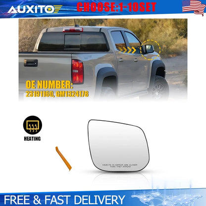 Heated Mirror Glass for Chevrolet Colorado GMC Canyon (2015–2022) Right Side