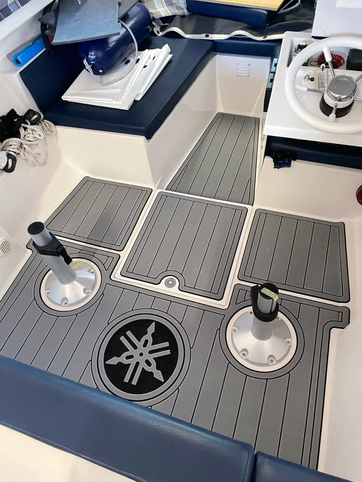 EVA Foam Faux Teak Deck Flooring Mat for Farello 510 ST (2012)