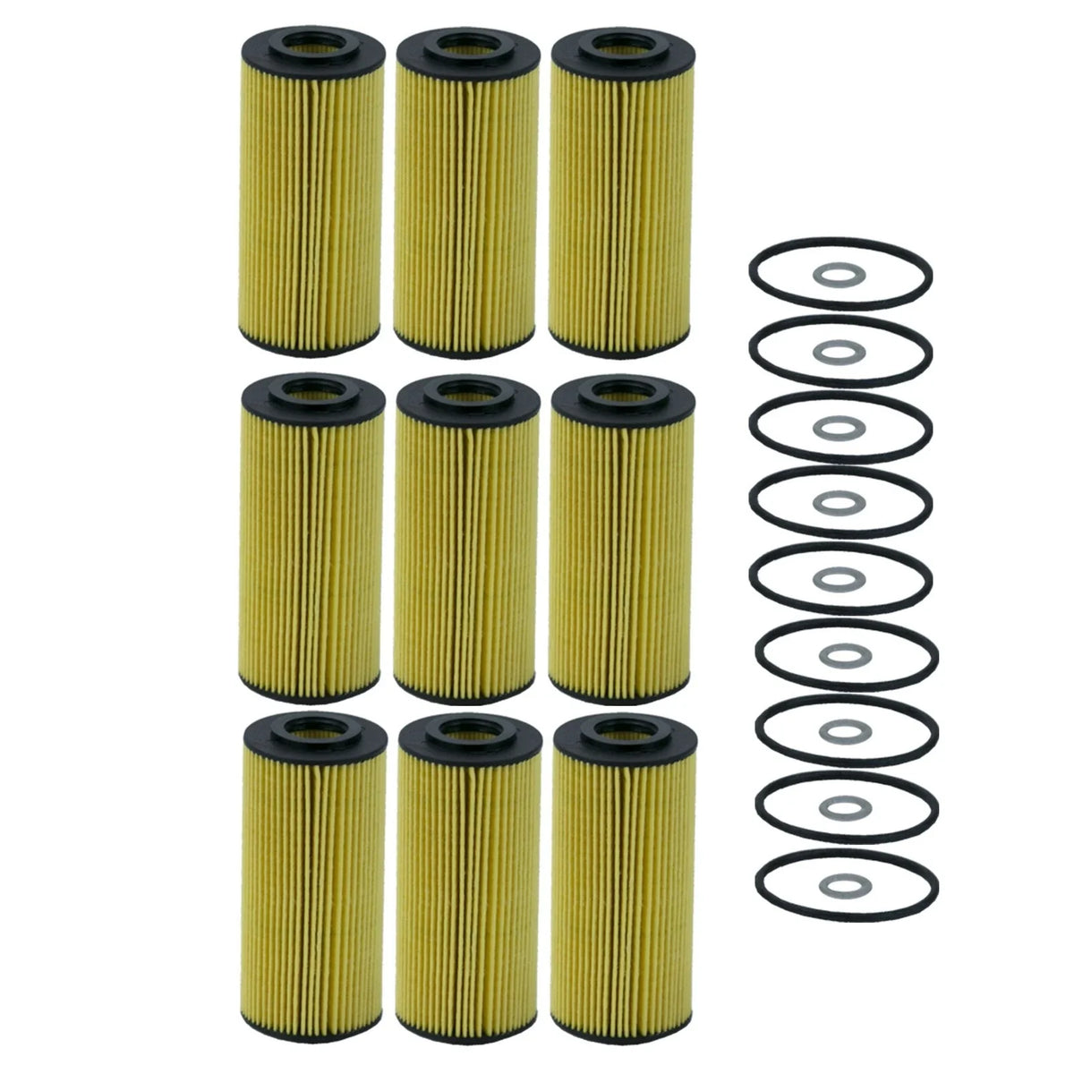 Set of 9 WIX Engine Oil Filters for Genesis G70 G80 G90 Kia Stinger K900