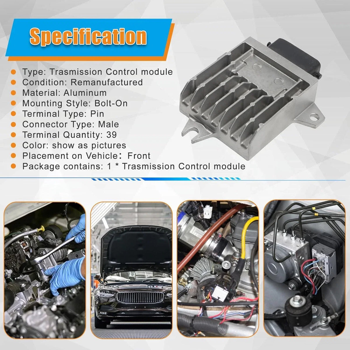 TCM TCU Transmission Control Module L34T 18 9E1E for Mazda 3 (2007–2009)