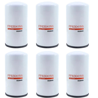 6PCS Fuel Filter FF63041NN for Cummins L9 6.7L Engine (2020–Present)