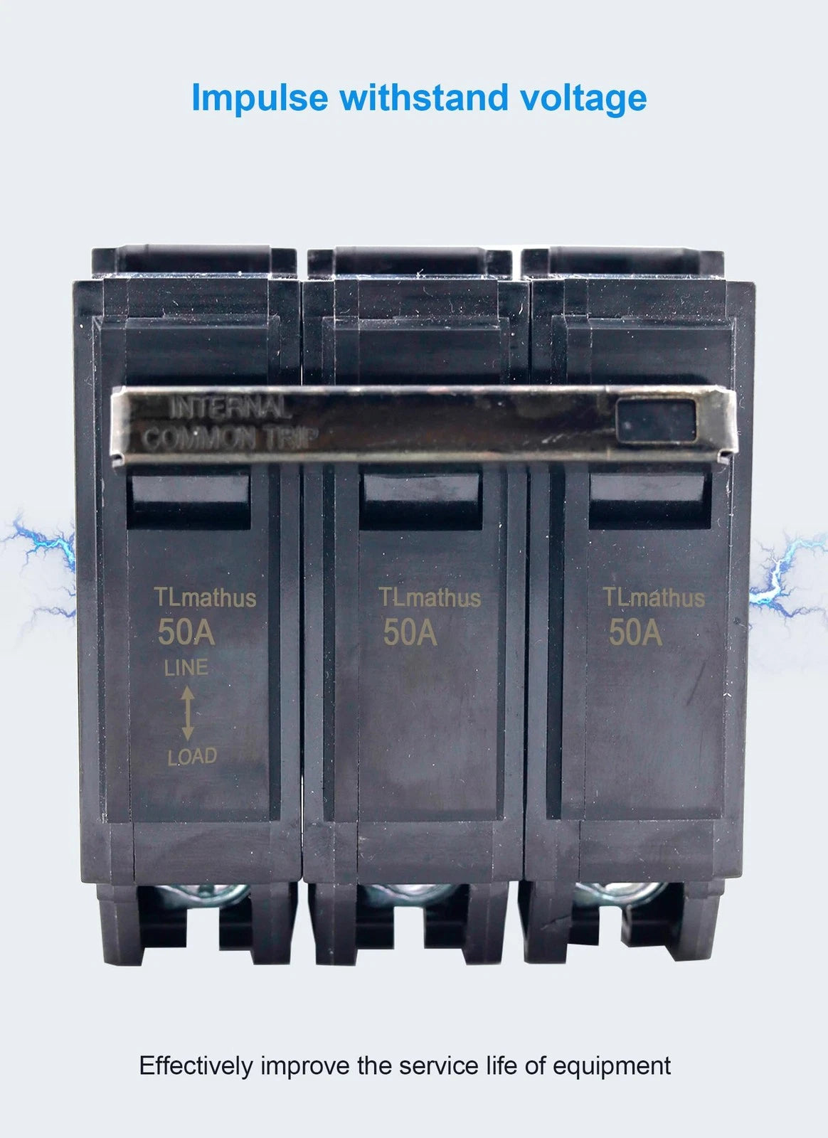 50 Amp 3 Pole Plug-in Breaker for Feeder Circuit
