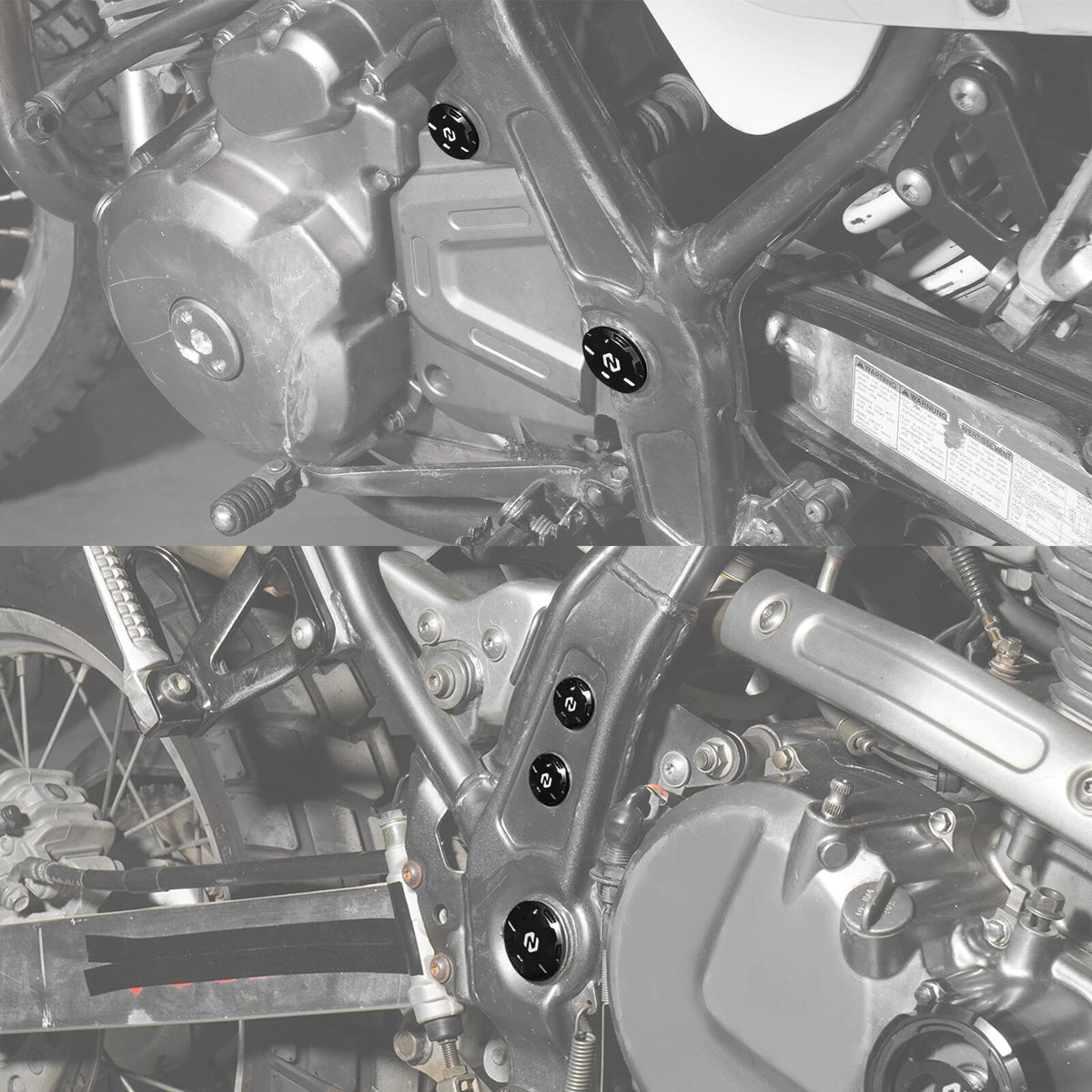 Pivot Shaft Cover Caps for Suzuki DR650SE DR650S (1996–2024)