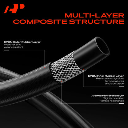 Upper Radiator Hose for BMW 528i 2011–2016 (17127619696, 17128651450)
