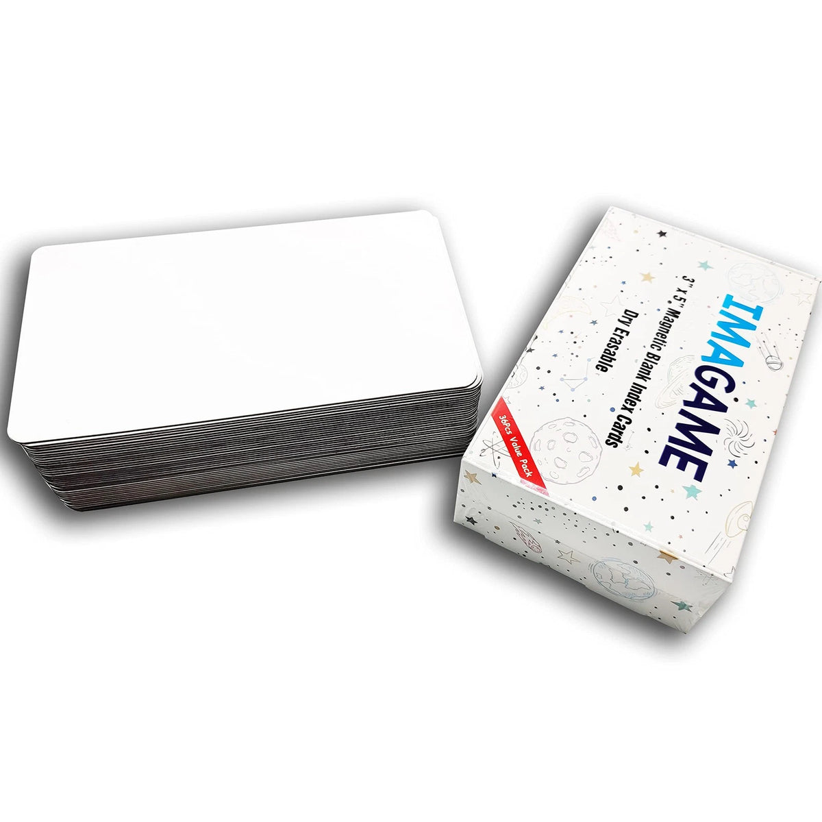3" x 5" Dry Erase Magnets for Blank Magnetic Use