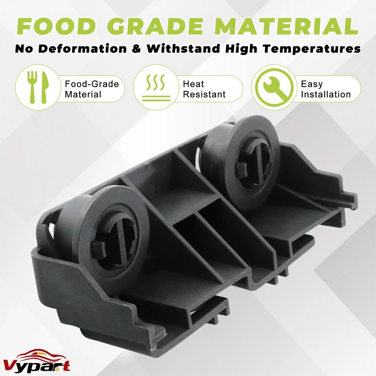 Dishwasher Rack Carrier and Roller Kit for GE Dishwasher (WD28X27241, WD12X28078)