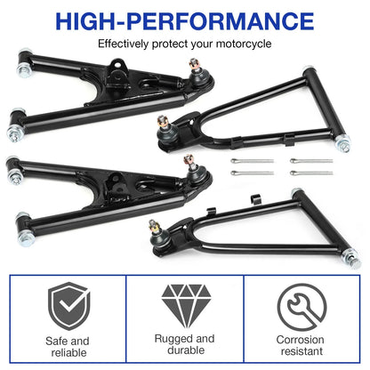 Front Control A-Arms Kit for Yamaha Banshee 350 (1987–2006) Upper + Lower