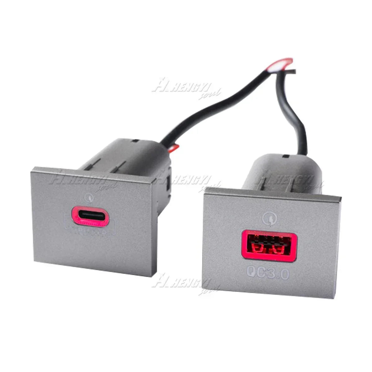 USB-C PD + QC3.0 Dual Port Charger for Ford Focus MK2 (2005–2009)