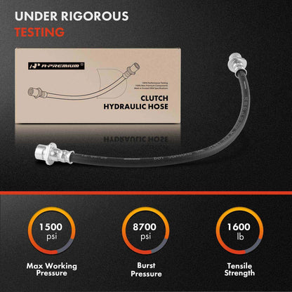 1x Clutch Hydraulic Hose Line for Honda Civic (1999–2000) 46961S04A50, 2209003, H621095