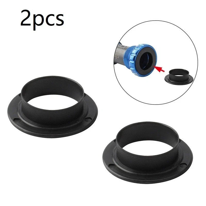 2X Bearing Protection Bracket Cover for Bike Accessories (Black)