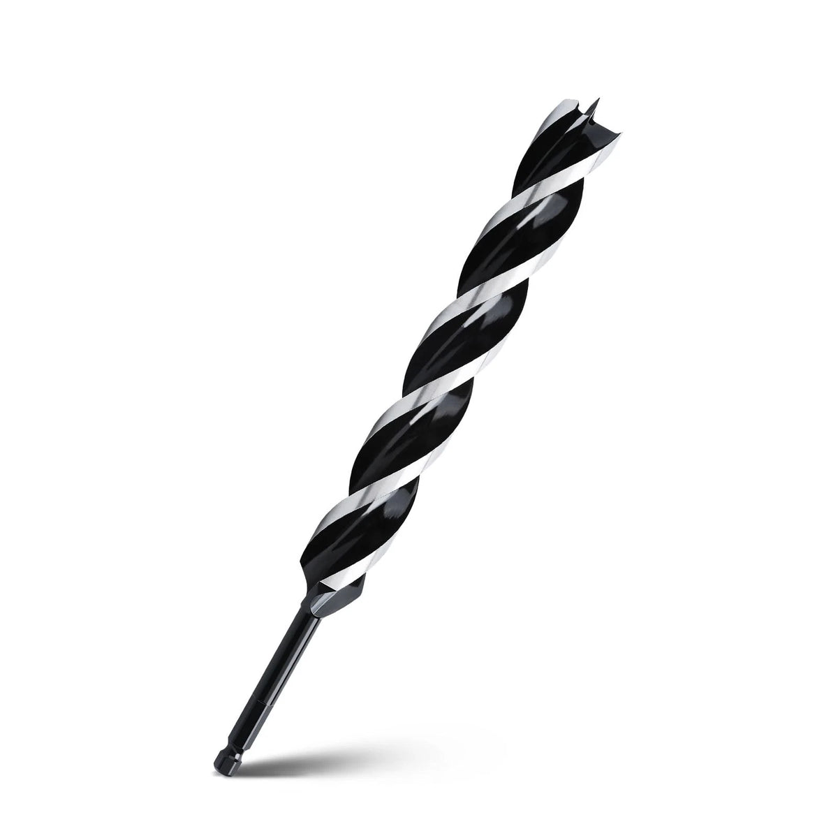 1" x 12" Auger Drill Bit for Wood, Hex Shank Tri Flute
