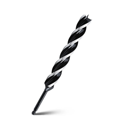 1" x 12" Auger Drill Bit for Wood, Hex Shank Tri Flute