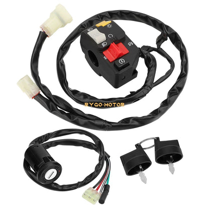 Handlebar & Key Switch for Honda TRX400EX 400EX Sportrax 400 1999–2004