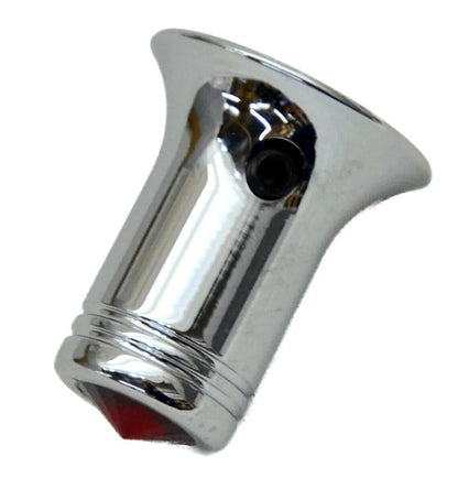 Channel Select Knob for Universal Fit CB Radio (UP#21783) - Red Jewel Chrome