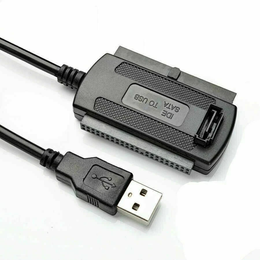IDE SATA to USB 2.0 Adapter Cable for 2.5 3.5 Inch Hard Drive