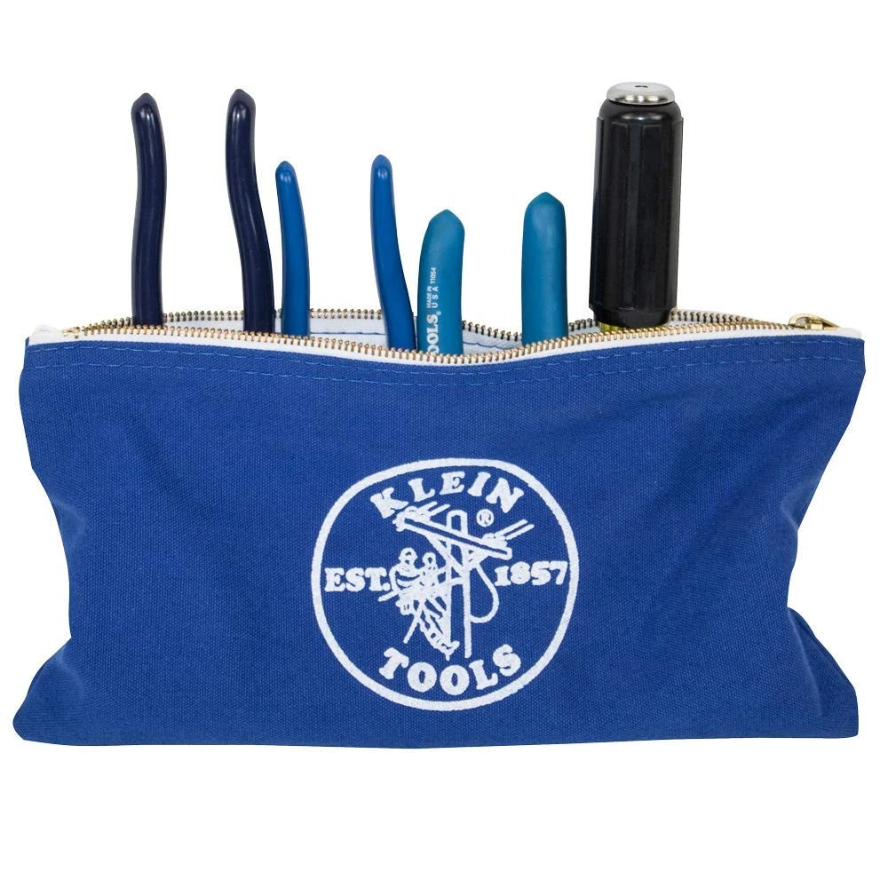 4-Pack Canvas Zipper Tool Bags for Klein Tools (No Part Numbers)