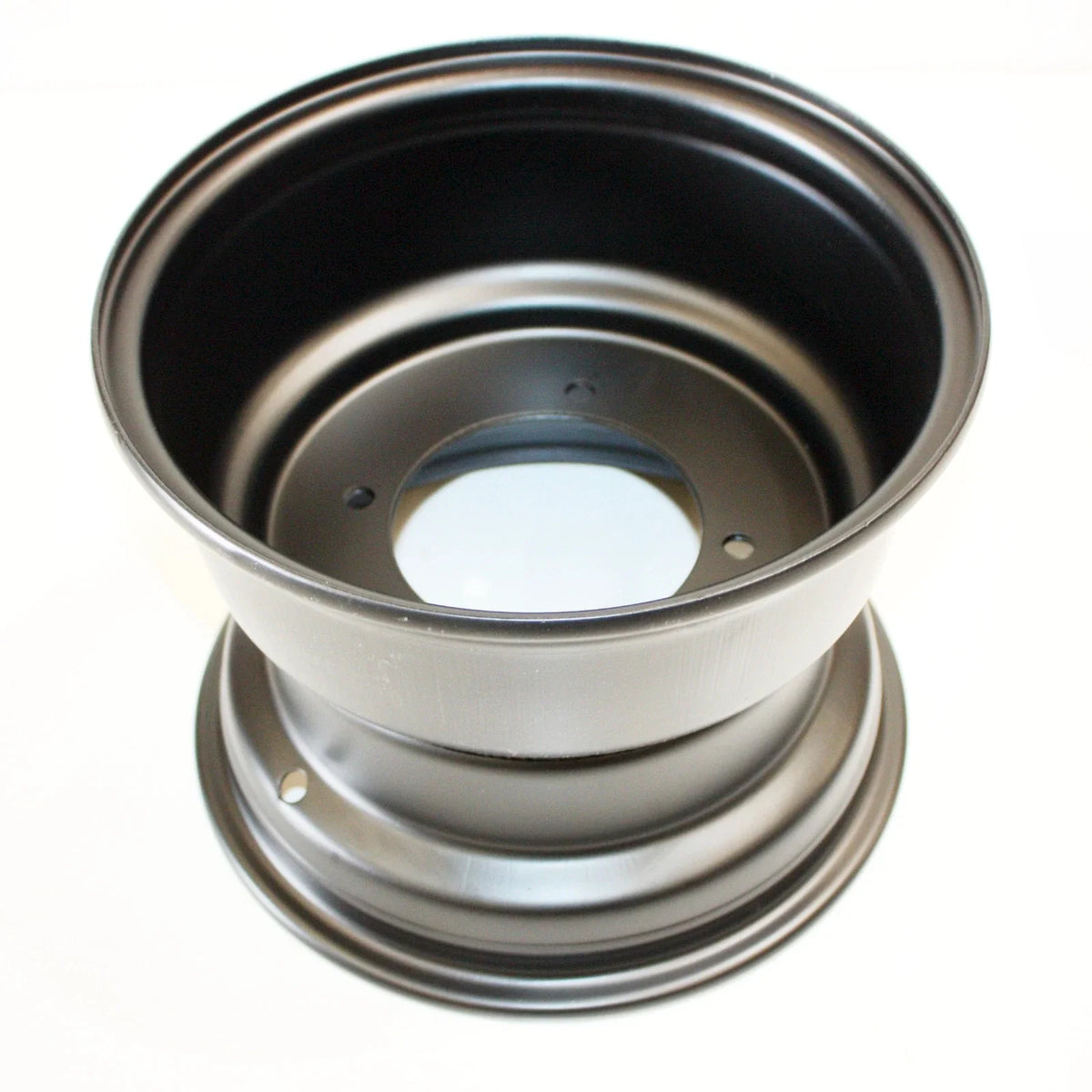 10" Black Rear Wheel Rim for Quad Dirt Bike ATV Buggy (110mm Hole, 4 Stud)