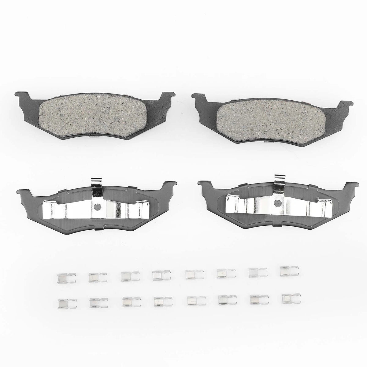 Set of 2 Rear Disc Brake Rotors & Ceramic Pads for Chrysler Sebring (1996–2006) 4764934AA, 1310-0512-00, R-5370, P-658