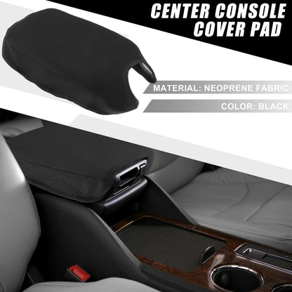 Center Console Armrest Cover Trim for Honda HR-V (2016–2022) Black
