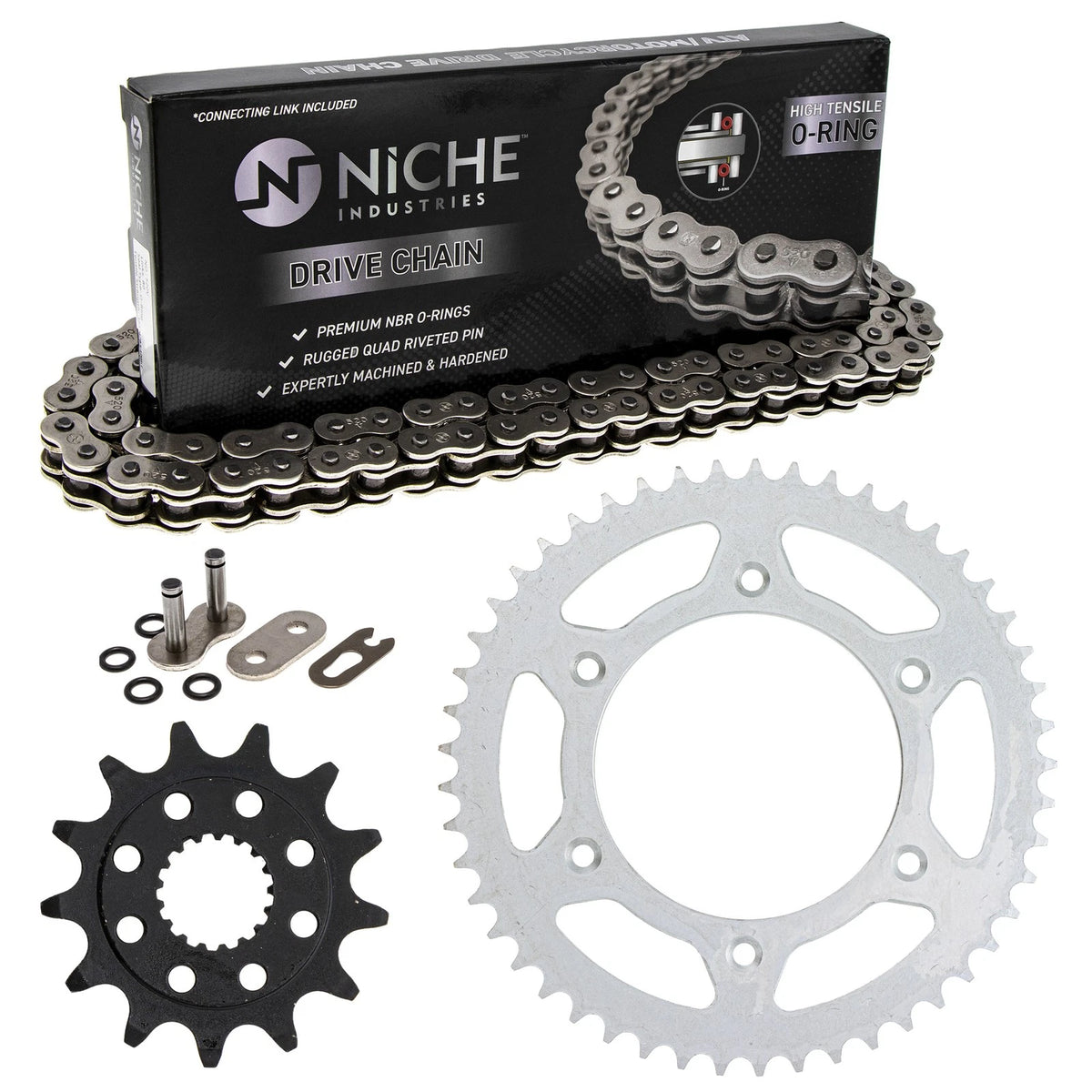 Sprocket Chain Set for Honda CR250R (MK1004202, 41201-KZ4-B00, 41201-MKE-A00, 41201-MKE-A70)