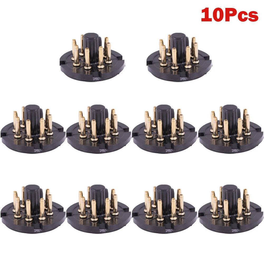 10PCS K8A 8Pin Tube Socket for KT88 EL34 6550 6CA7 6SN7 Audio HIFI
