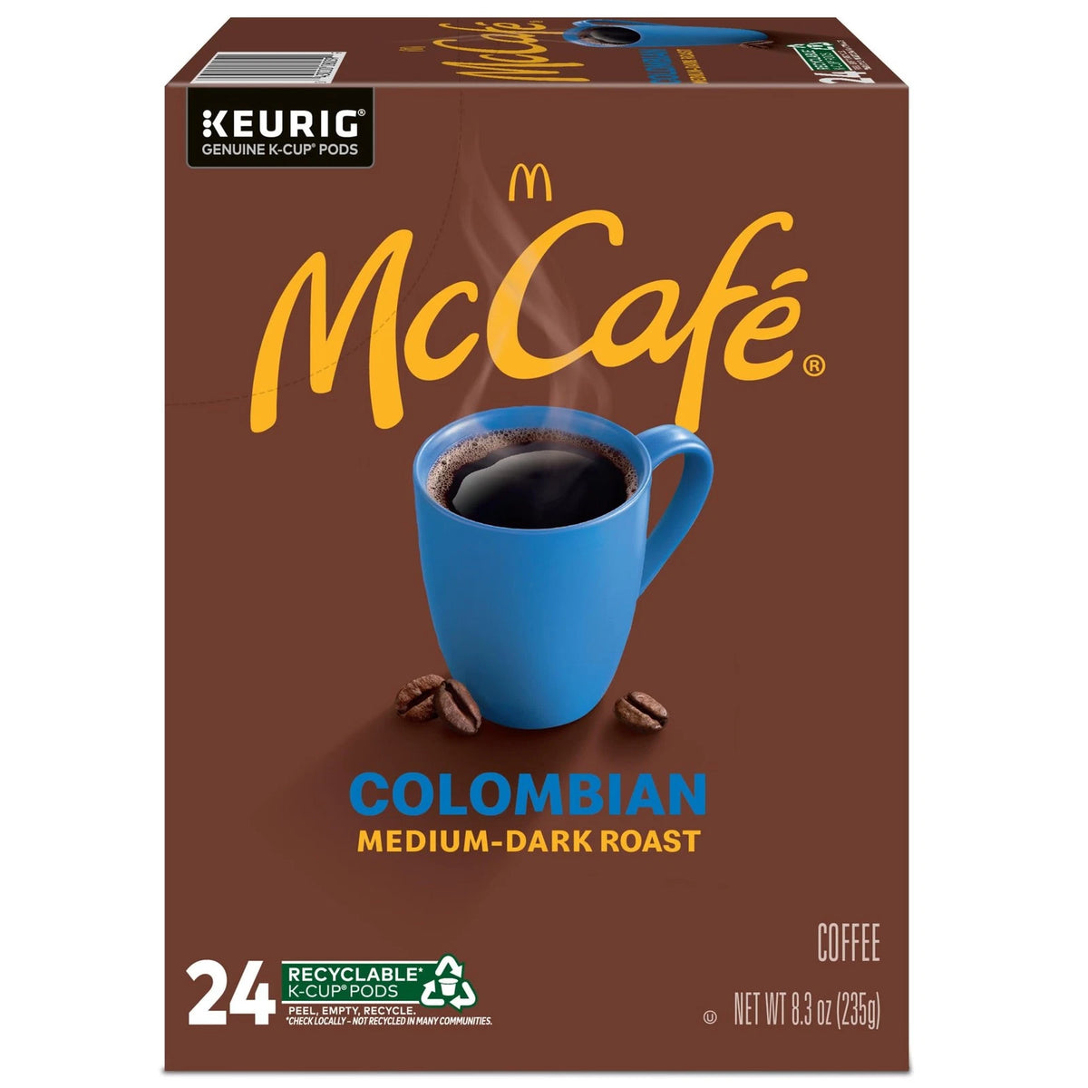 96 Ct McCafe Colombian Single Serve Coffee K-Cup Pods Medium Roast
