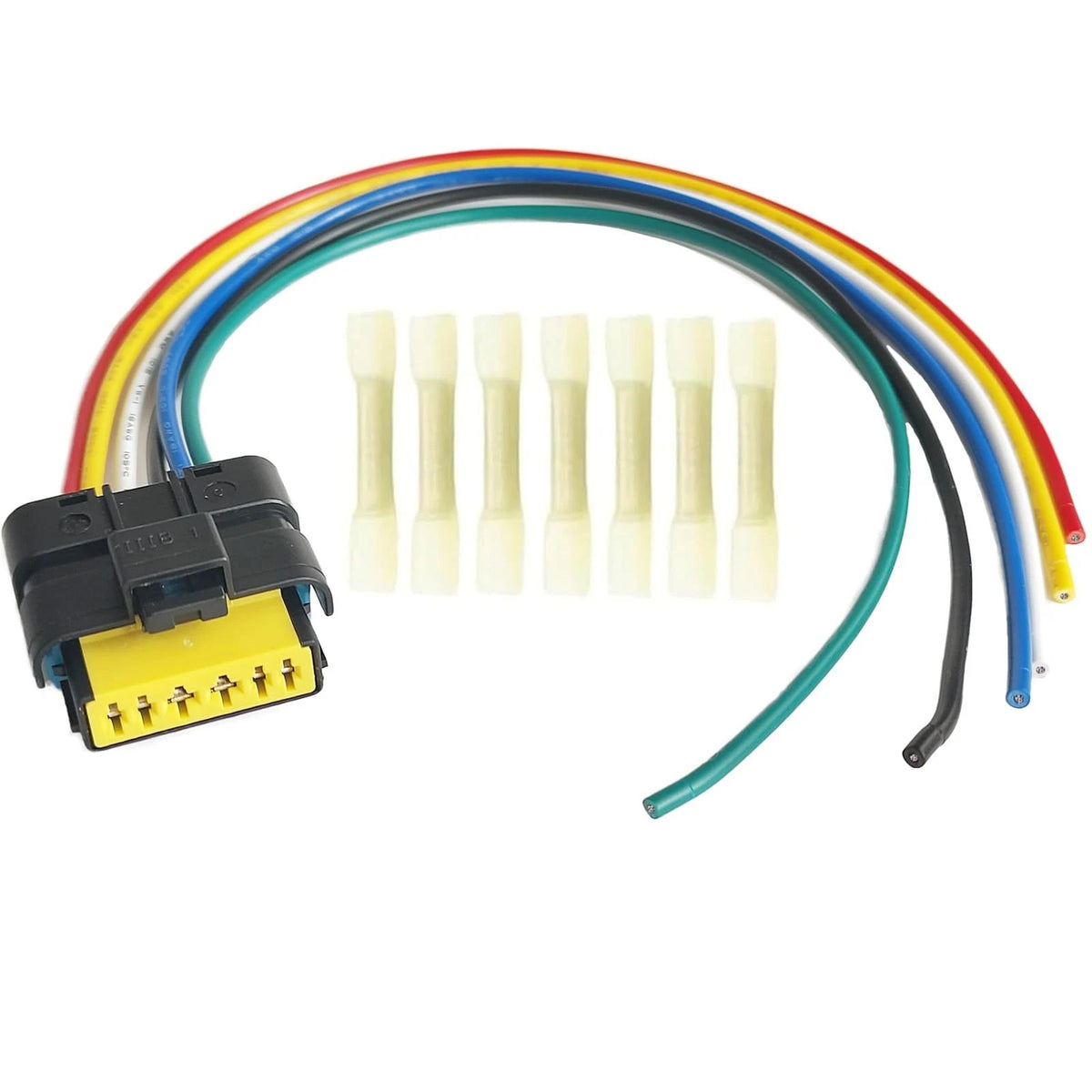 6 Pins Rear Tail Light Lamp Connector Wiring Harness for