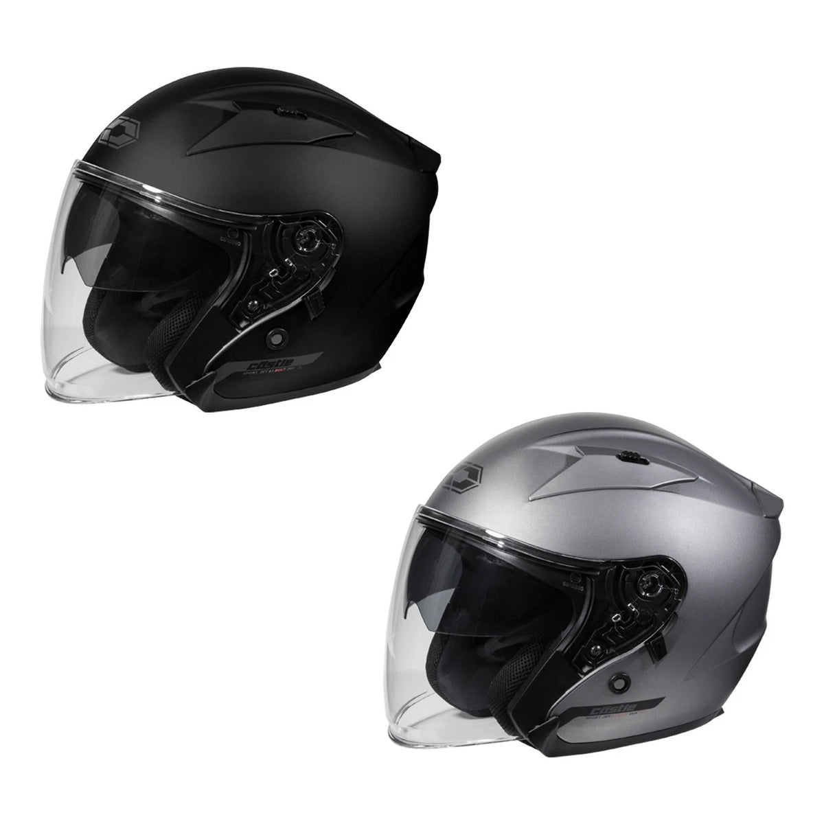 Adult Castle X Open Face Motorcycle Helmet for AVENUE SV (DOT Approved)
