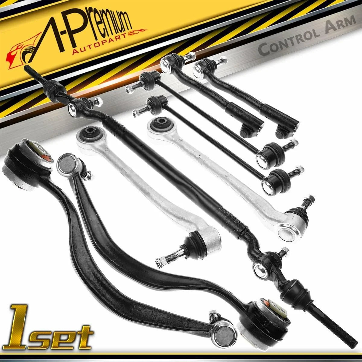 Set of 9 Front Control Arm Ball Joints for BMW 740i 740iL 750iL