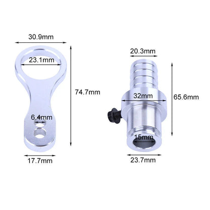 Coolant Bypass Hose Barb Adapter Set for Dodge Ram Cummins 6.7L (2009–2019)