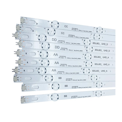 LED Strips for LG 60UJ6300 60UJ6050 60UJ634V (2017–2017)