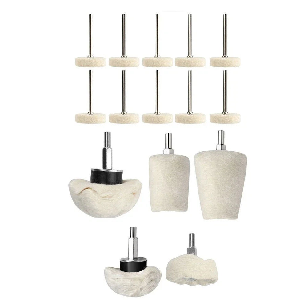 15pcs Polishing Buffing Pads Set for Car Polishing and Grinding