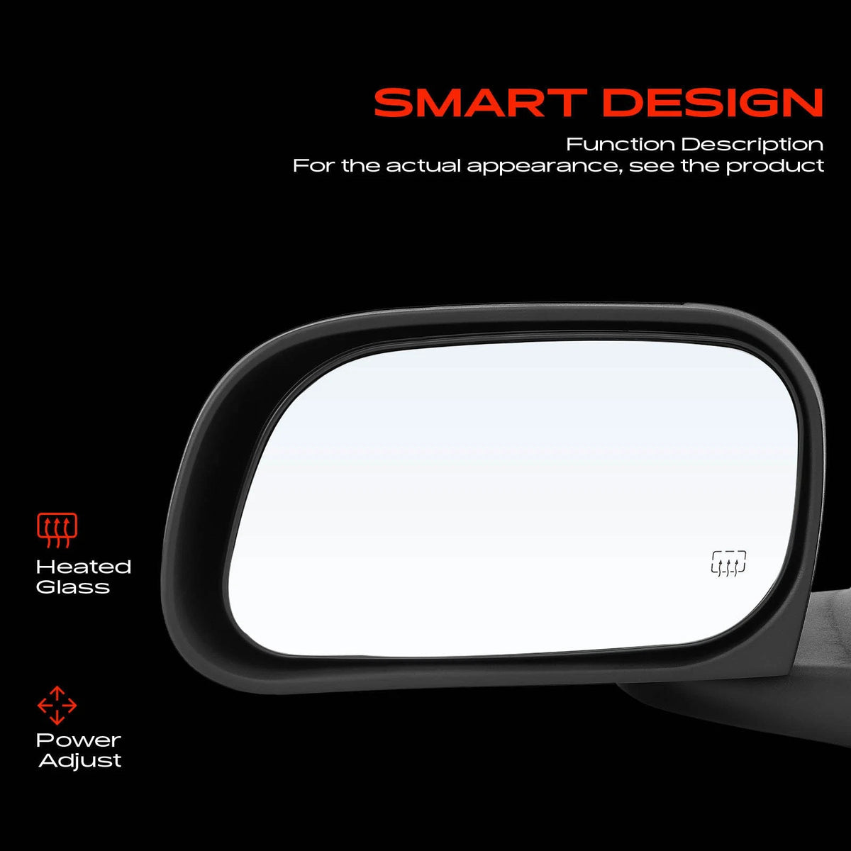 Driver Power Mirror for Ram Dakota (2005–2011) - 55077625AH, 55077625AD, CH1320237