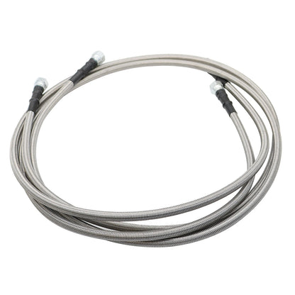 Set of 2 Braided Transmission Cooler Lines for TH350 TH400 4L60E 4L80E (1996+) OFK19-70-SS