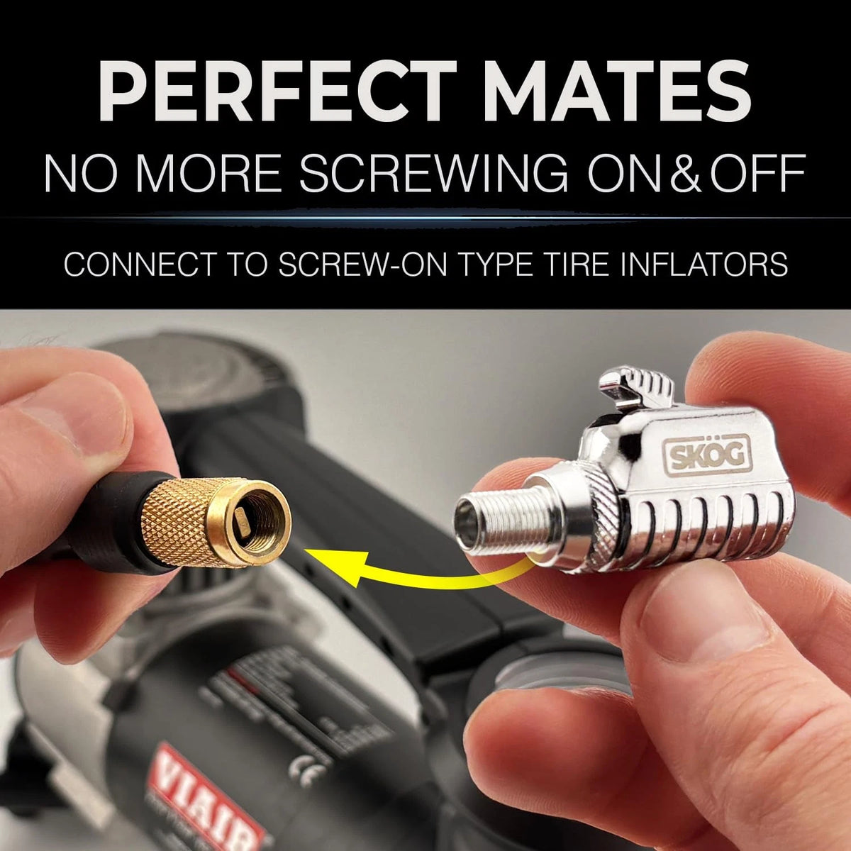 Chuck Mates Platinum Quick-Connect Tire Inflators for Cars