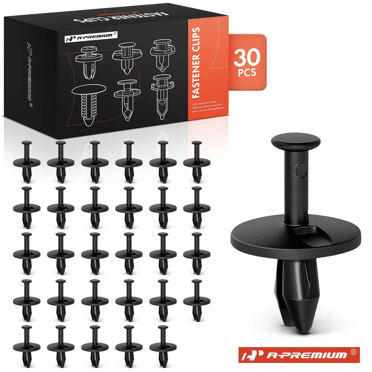 30x Nylon Bumper Cover Clips for Jeep Dodge