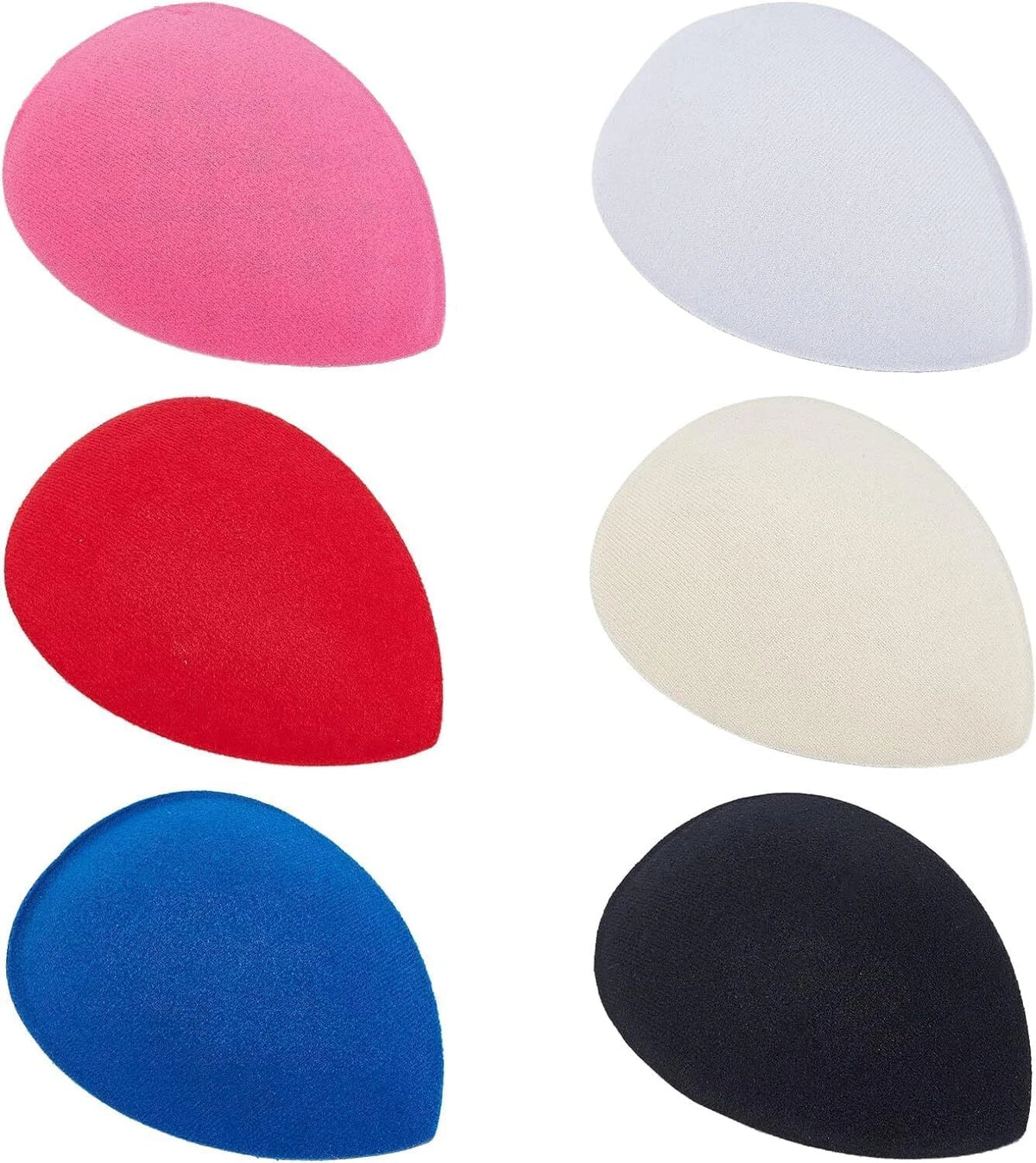 Teardrop Fascinator Hat Base for Millinery (5X4 Inch) - 6 Colors